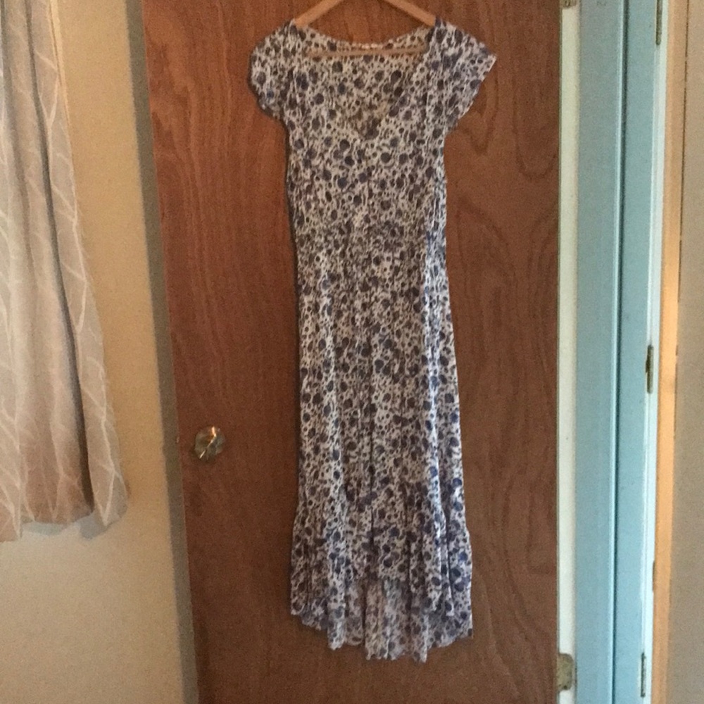 Lucky Brand Blue Floral Dress